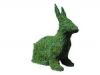 Sitting Bunny Mossed Topiary 14inch Tall